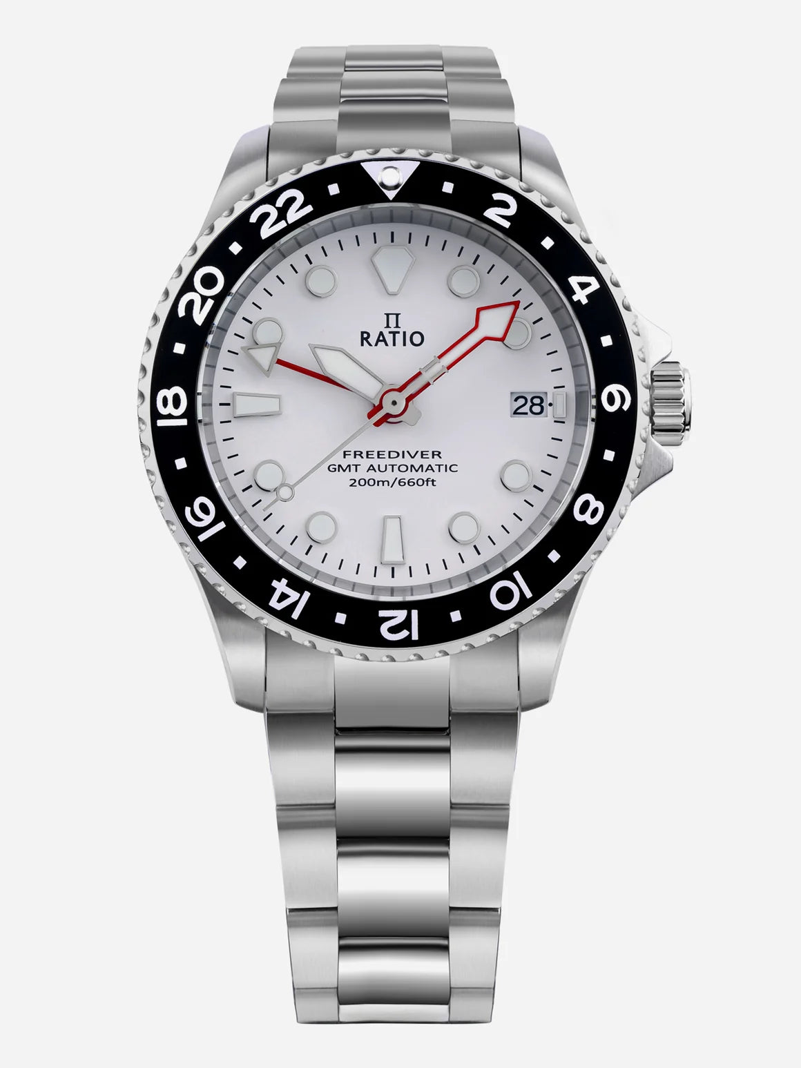 Ratio FreeDiver GMT RTF057 “Arctic” Sapphire Automatic 200M Men's Watch — view 3