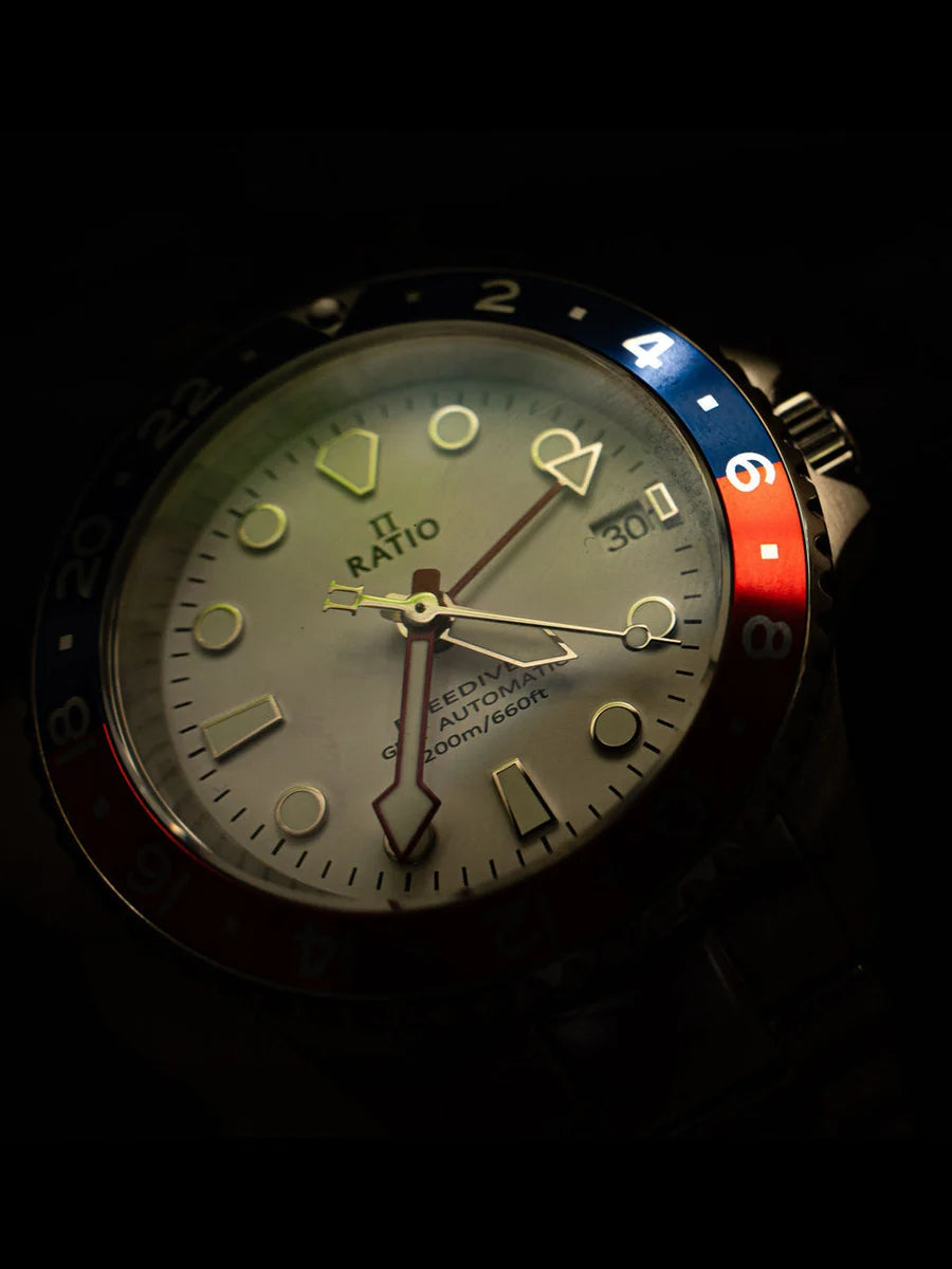 Ratio FreeDiver GMT RTF061 Sapphire Automatic 200M Men's Watch — view 8