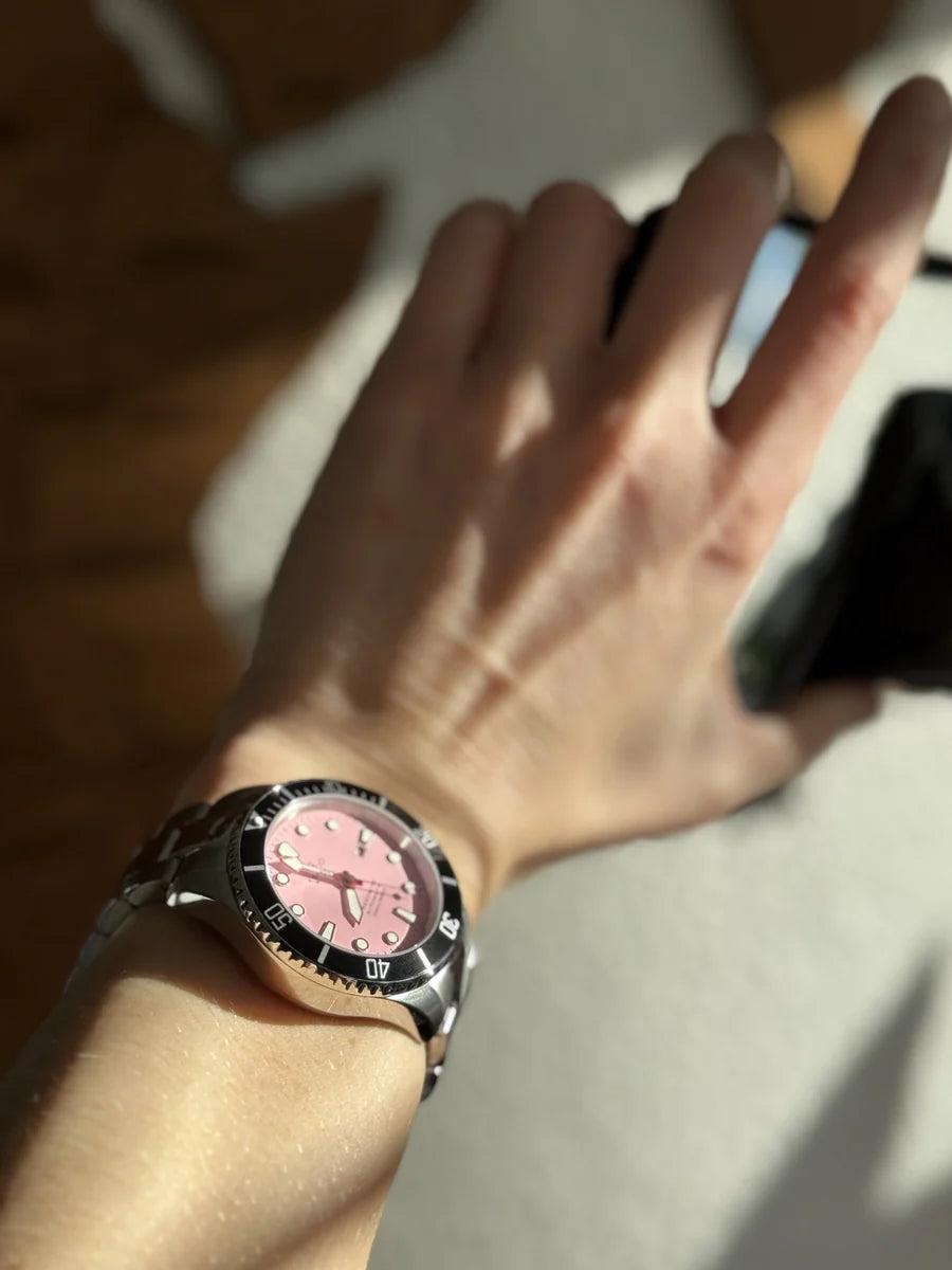 MAKE YOUR WIFE HAPPY!!!! Ratio FreeDiver RTFL839 Candy Pink Sapphire Automatic 200M Women's Watch — view 2