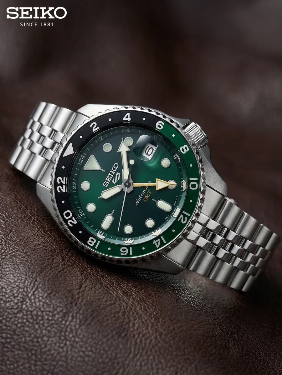 Seiko 5 Sports GMT SSK035K1 – Green Dial Automatic GMT — view 6