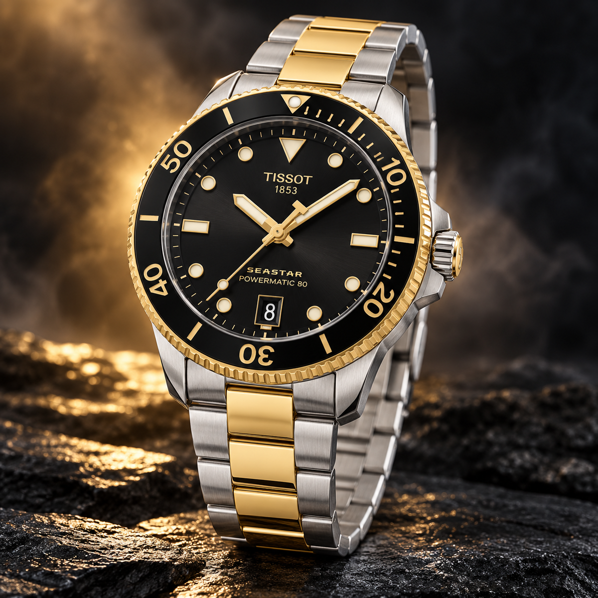 Tissot Seastar 1000 Powermatic 80 40mm Two-Tone Automatic Watch – T120.807.22.051.00 — view 4