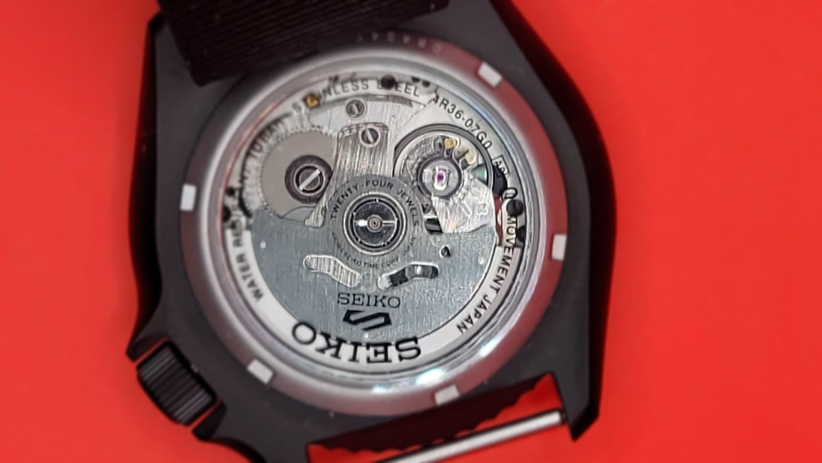 Seiko 5 Sports “Stealth Black” Automatic Diver Style — view 12