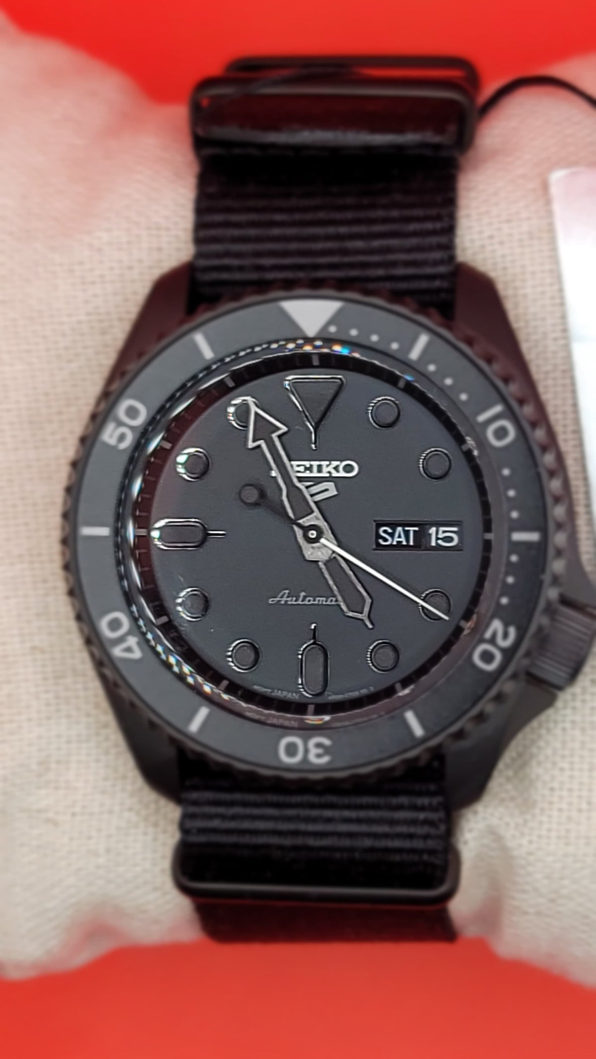 Seiko 5 Sports “Stealth Black” Automatic Diver Style — view 7