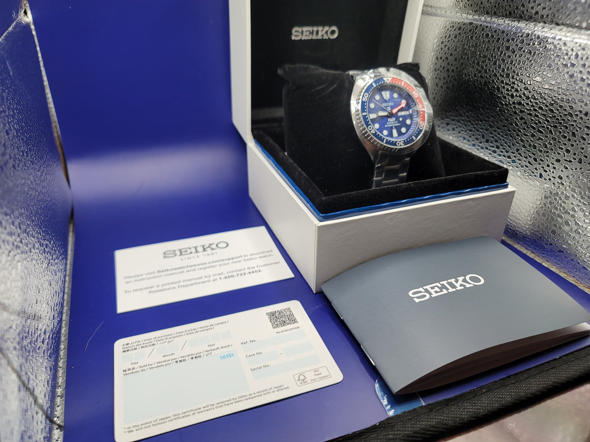 Seiko Prospex SRPE99K1 "PADI Turtle" Automatic Diver – Pepsi Bundle — view 6