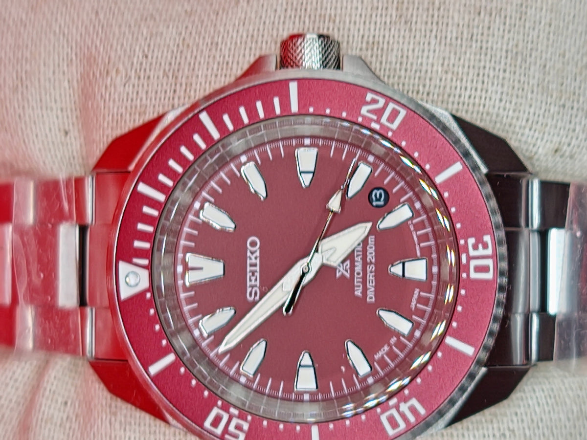 Seiko Prospex Automatic Diver 200m “Red Samurai” Reference: SRPL11 / 4R35 Automatic — view 10