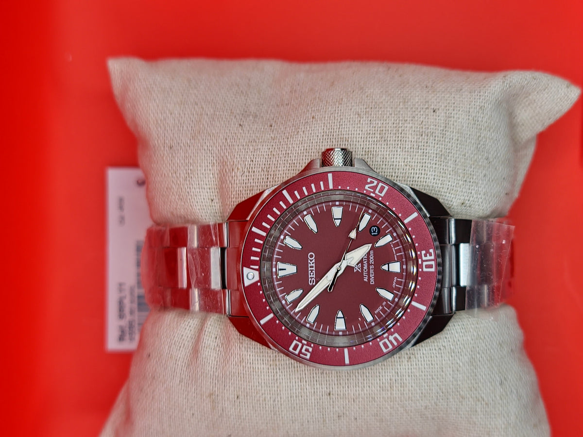 Seiko Prospex Automatic Diver 200m “Red Samurai” Reference: SRPL11 / 4R35 Automatic — view 11