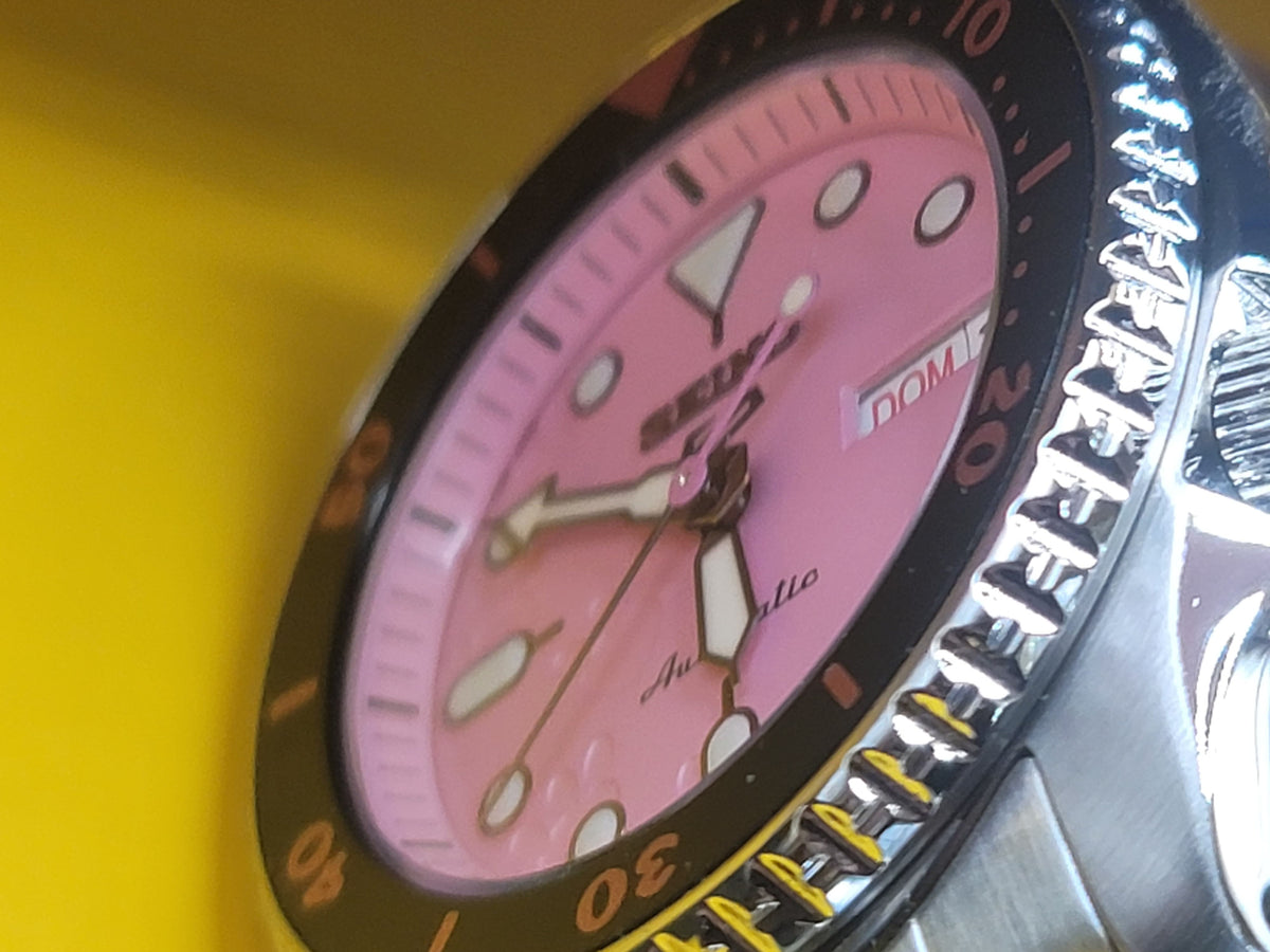 Seiko SRPM07 Pink Panther Limited Edition Numbered In Stock Ready to Ship — view 4