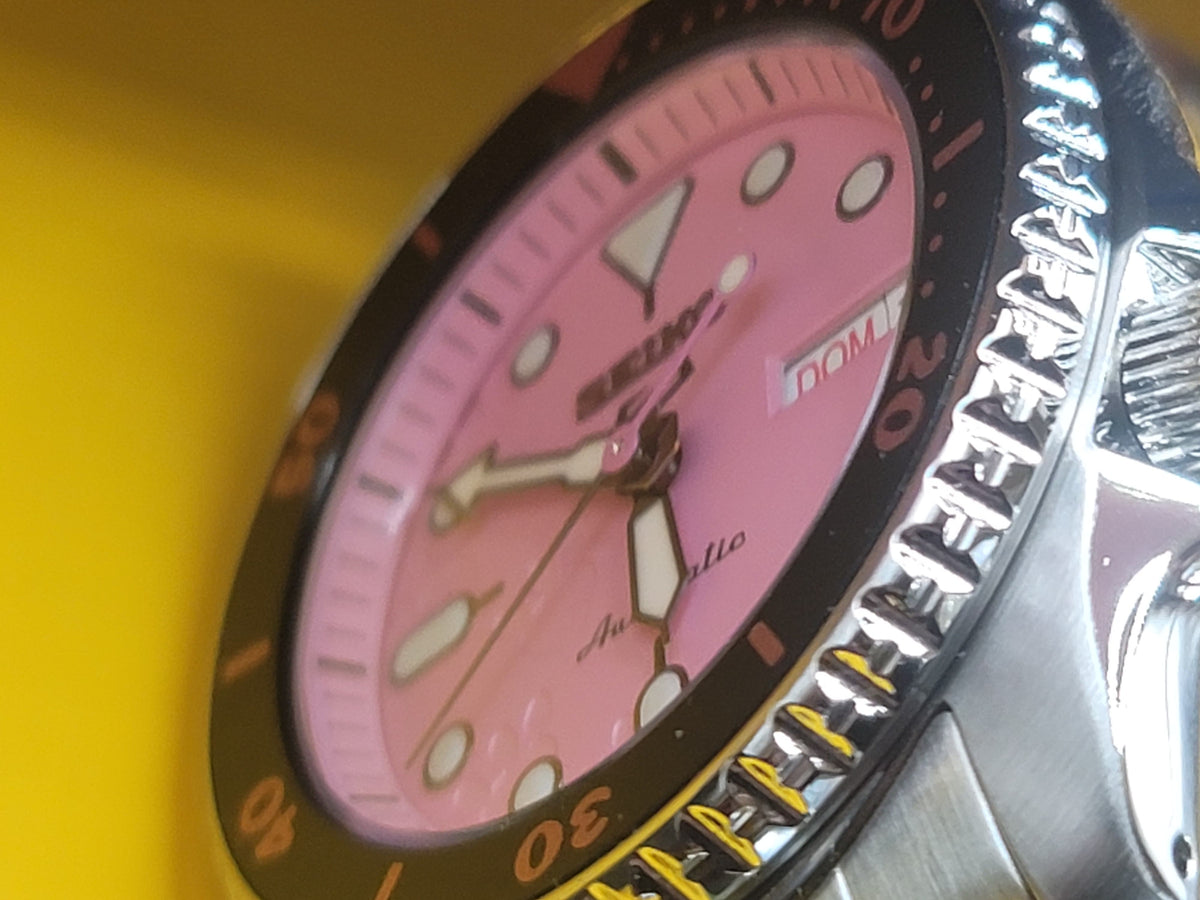 Seiko SRPM07 Pink Panther Limited Edition Numbered In Stock Ready to Ship — view 5
