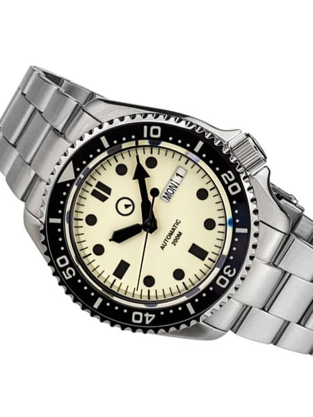 Islander ISL-61 Automatic Dive Watch – Cream Dial – 200M — view 10
