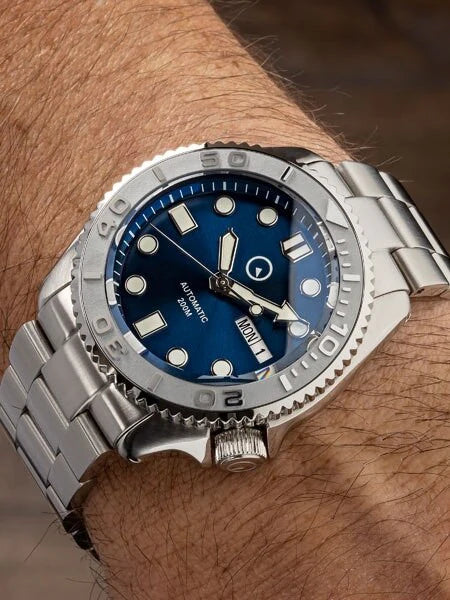 Islander ISL-18 – Radiant Blue Dial Automatic Dive Watch – 200M — view 13