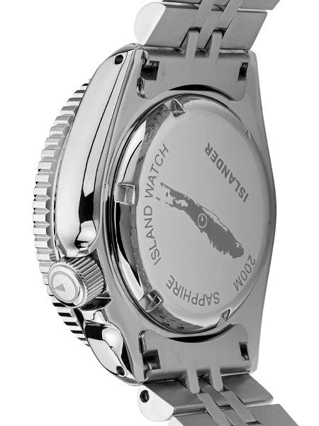 Islander Automatic Dive Watch – Sunburst Green Dial &amp; Embossed Ceramic Bezel | ISL-44 — view 12
