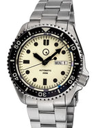 Islander ISL-61 Automatic Dive Watch – Cream Dial – 200M view 2