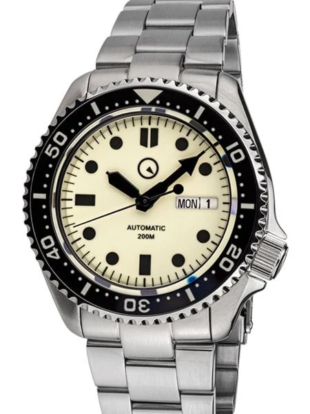 Islander ISL-61 Automatic Dive Watch – Cream Dial – 200M — view 2