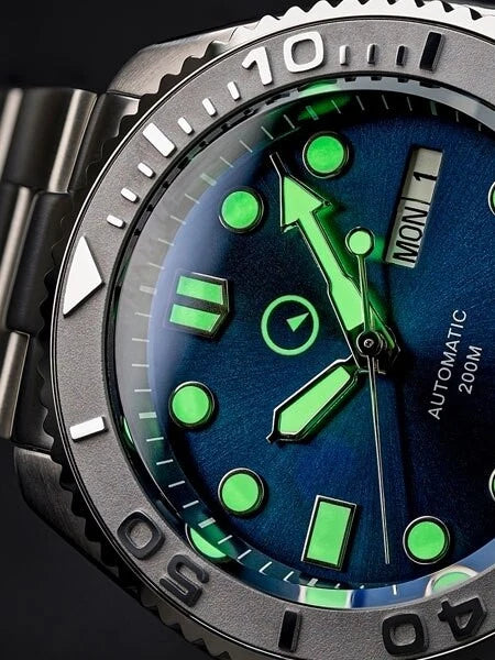 Islander ISL-18 – Radiant Blue Dial Automatic Dive Watch – 200M — view 4