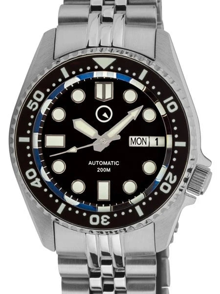 Islander ISL-05 – 38mm Automatic Dive Watch – Black Dial – 200M — view 13