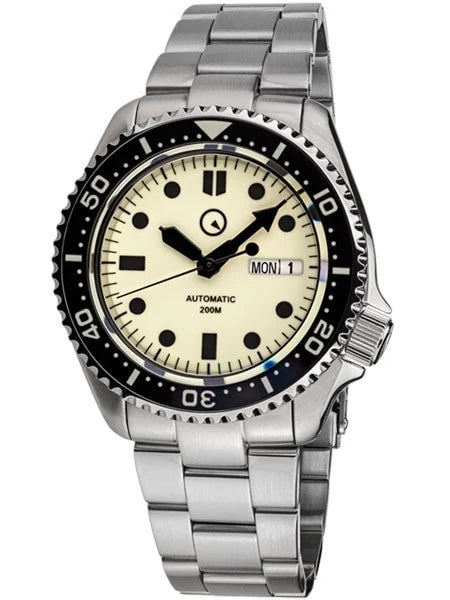 Islander ISL-61 Automatic Dive Watch – Cream Dial – 200M — view 11