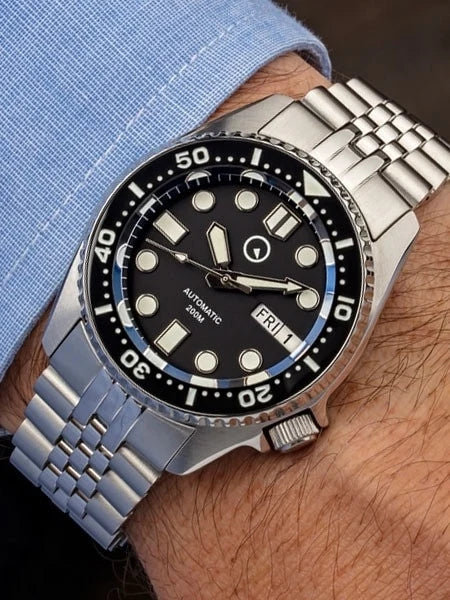 Islander ISL-05 – 38mm Automatic Dive Watch – Black Dial – 200M — view 15