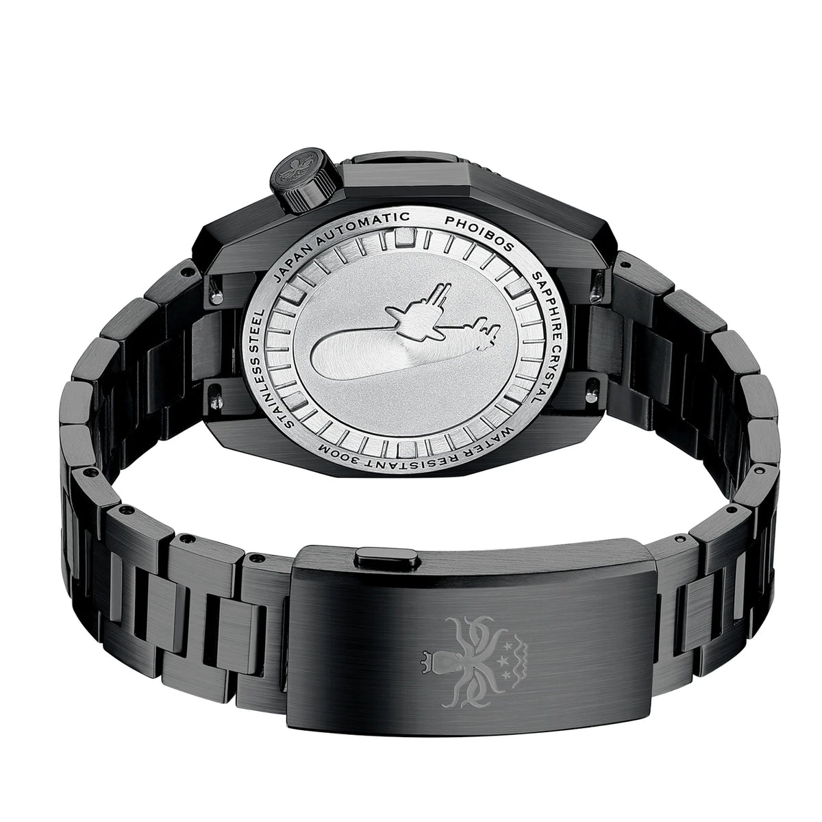 PHOIBOS Depth Hunter DLC PY060HX – Purple – 300M Automatic Diver — view 4