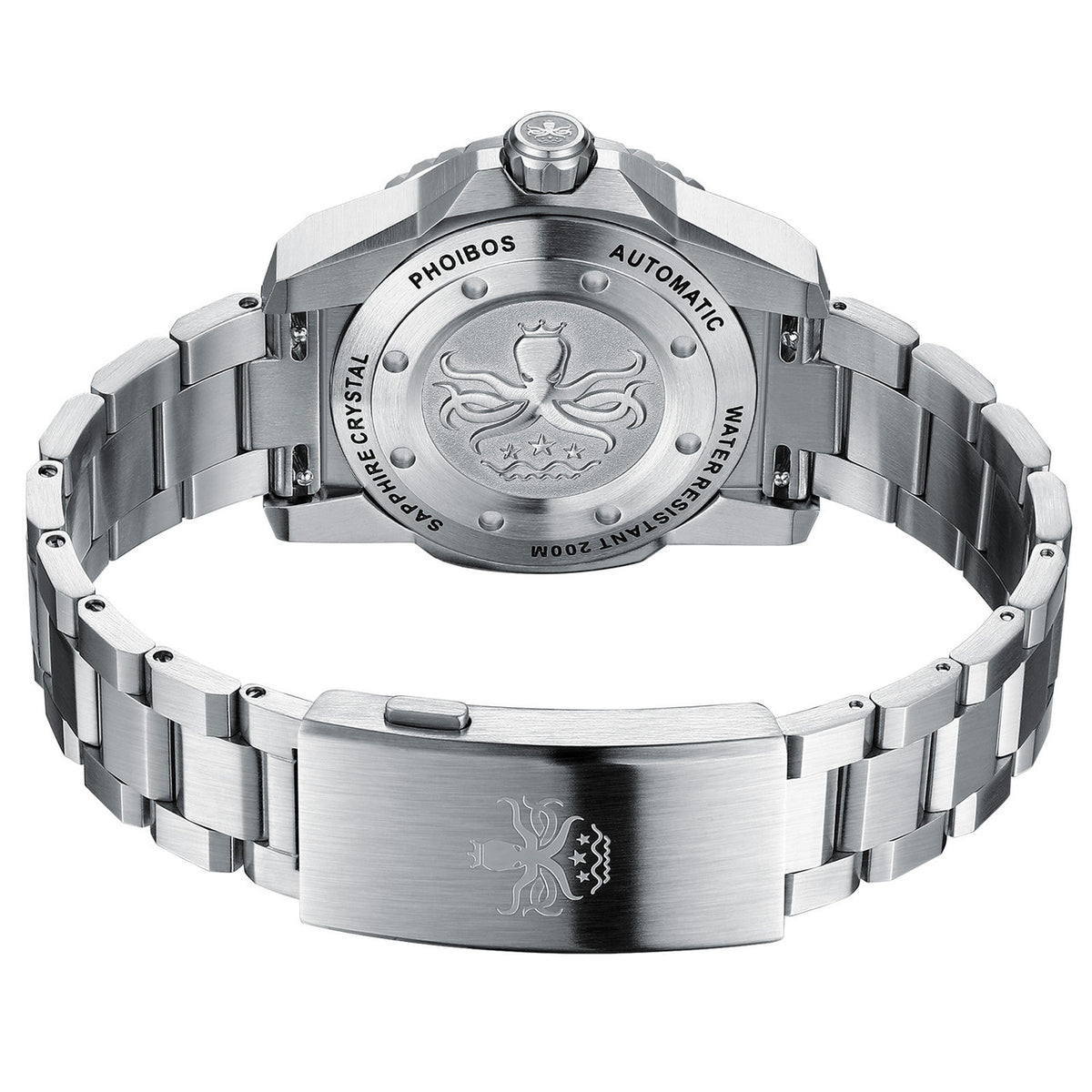 PHOIBOS LEVIATHAN 200M Automatic Diver Watch PY054C Black — view 4
