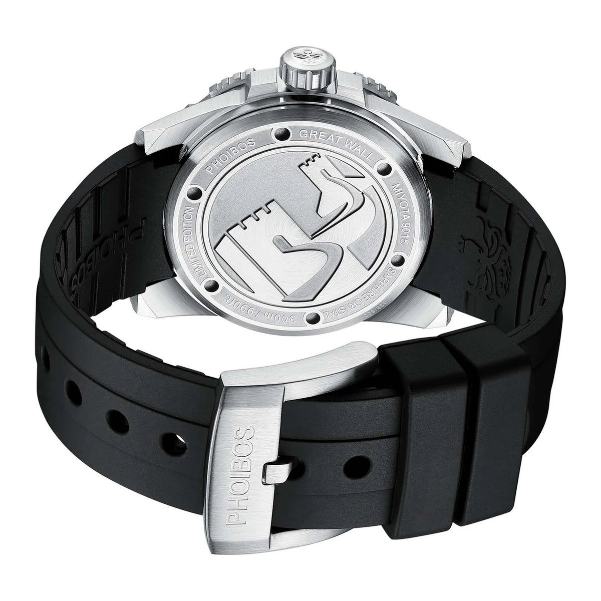 PHOIBOS Great Wall PY045A – Green – 300M Automatic Diver – Limited Edition 800 Units — view 4