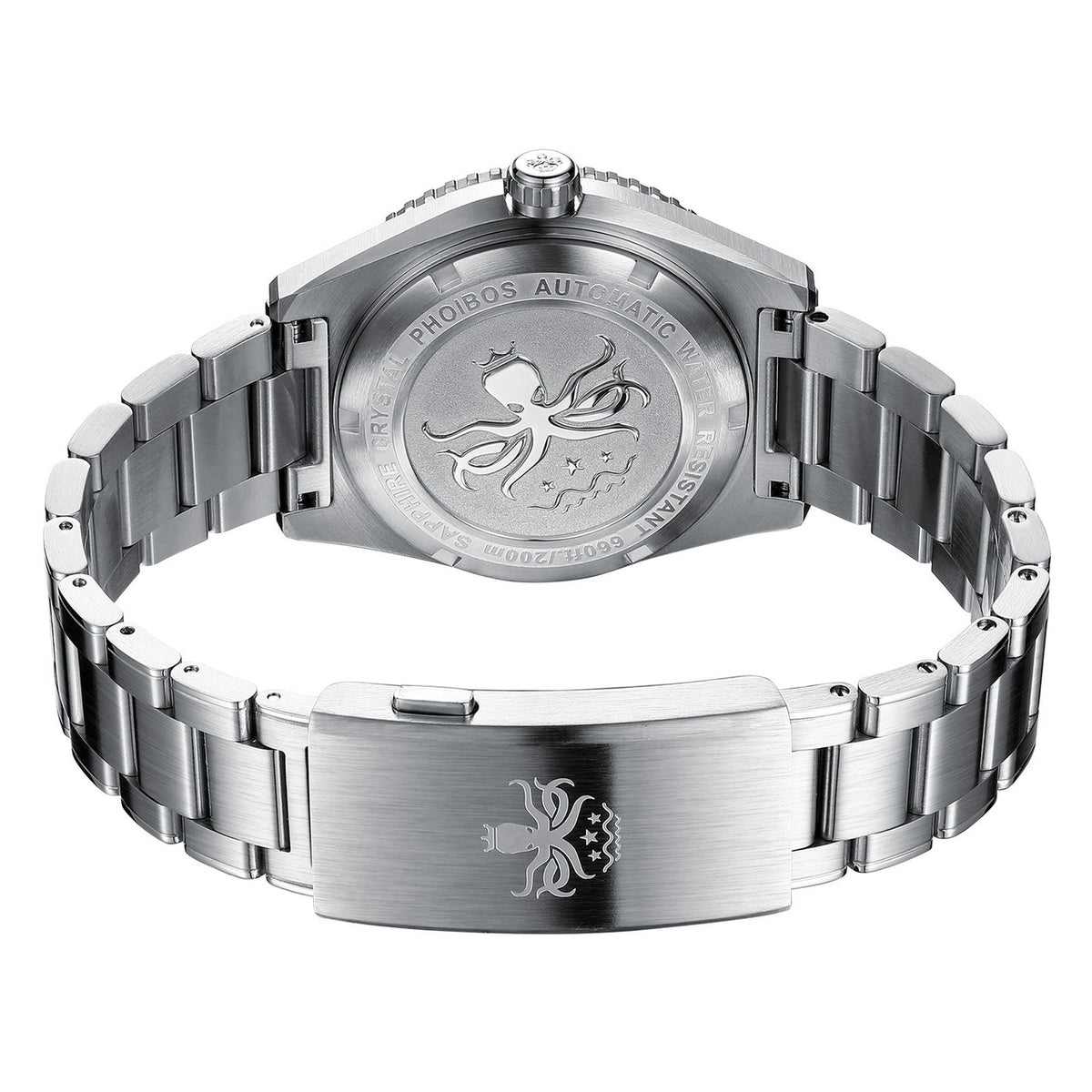 PHOIBOS Argo 200M Automatic Diver Watch PY052F Spiral Sunray Yellow — view 5