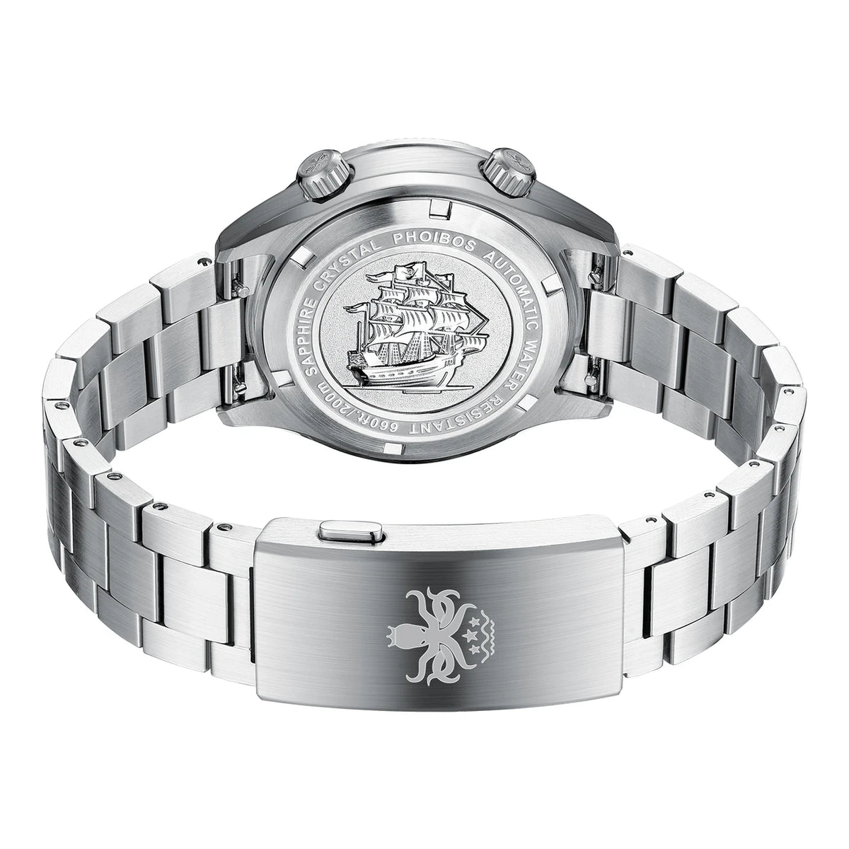 PHOIBOS Storm Corsair PY063A – Green – 200M Automatic Diver — view 5