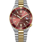 Citizen Tsuyosa Shore NJ0234-58X – Red Dial Two-Tone Automatic Watch view 2