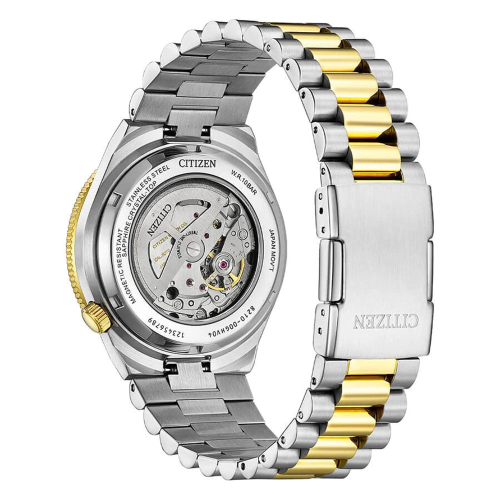 Citizen Tsuyosa Shore NJ0234-58X – Red Dial Two-Tone Automatic Watch — view 7