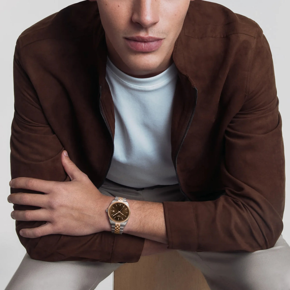 Tissot Ballade Brown Dial Two-Tone 40mm – T156.410.22.291.01 — view 8