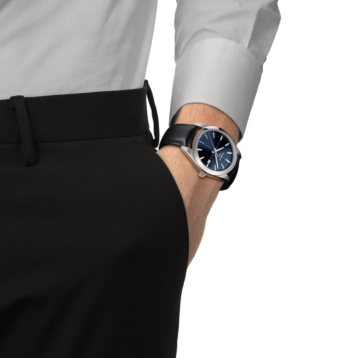 Tissot Gentleman 40mm Blue Dial — T127.410.16.041.01 — view 6