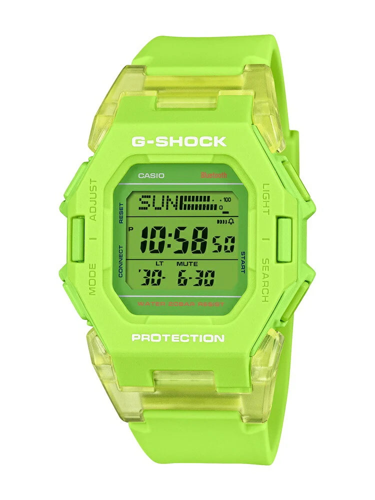 Casio G-SHOCK GD-B500S-3DR – Fluorescent Green Bluetooth Step Tracker – 200M — view 7