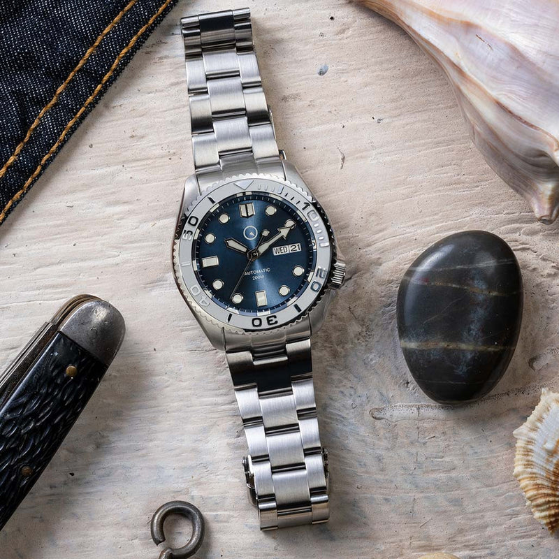 Islander ISL-18 – Radiant Blue Dial Automatic Dive Watch – 200M — view 15