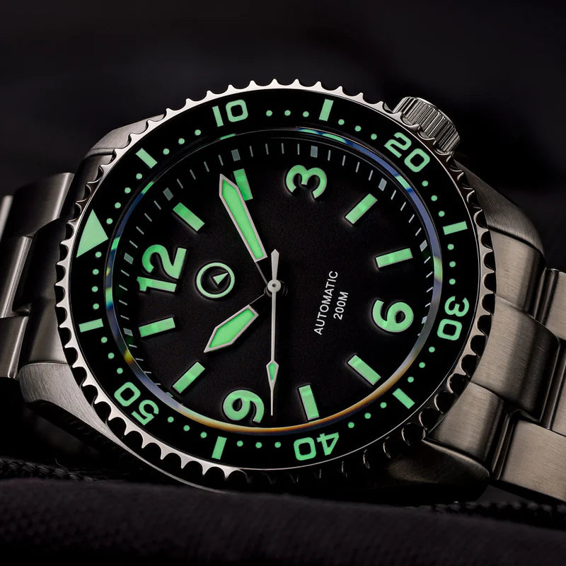 Islander ISL-91 – Pilot-Style Dial Automatic Dive Watch – 200M — view 3