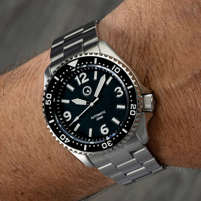 Islander ISL-91 – Pilot-Style Dial Automatic Dive Watch – 200M — view 9