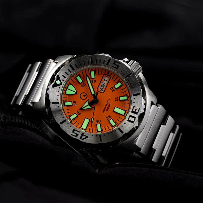 Islander ISL-94 – Orange Dial Automatic Dive Watch – 200M — view 6