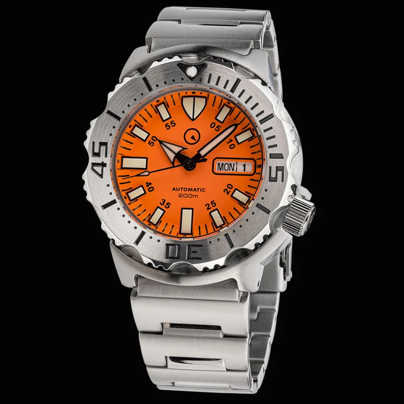 Islander ISL-94 – Orange Dial Automatic Dive Watch – 200M — view 9