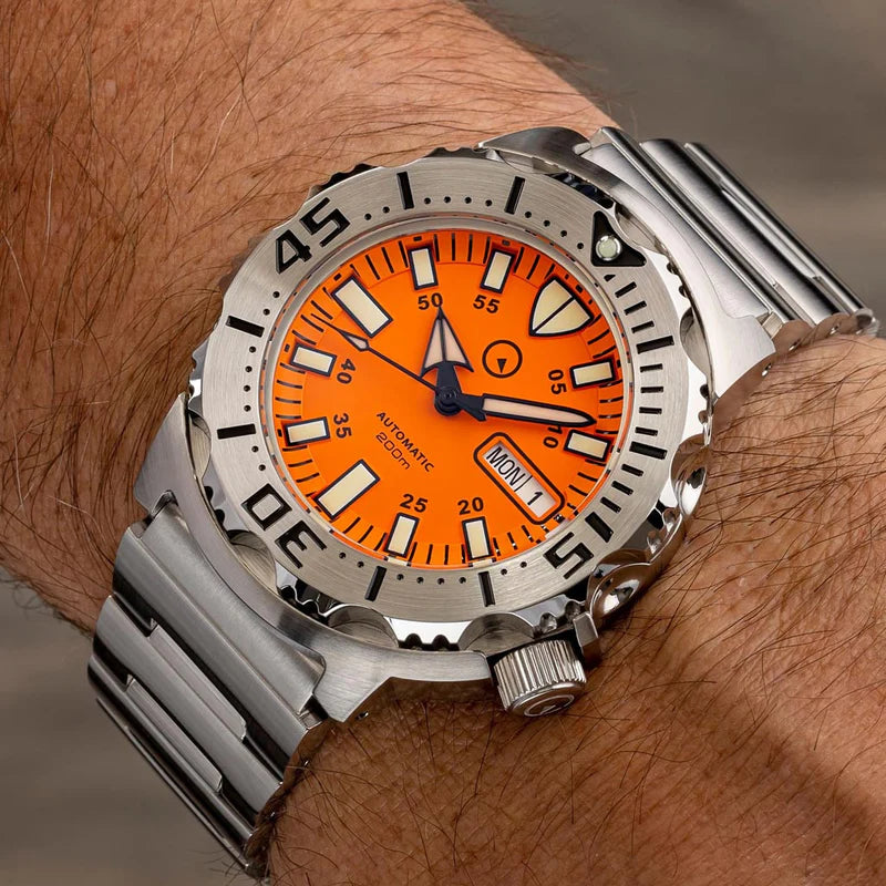Islander ISL-94 – Orange Dial Automatic Dive Watch – 200M — view 7
