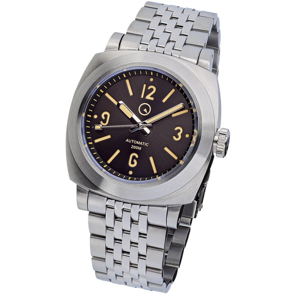 Islander ISL-80 – Black Sandwich Dial Automatic Dive Watch – 200M — view 5