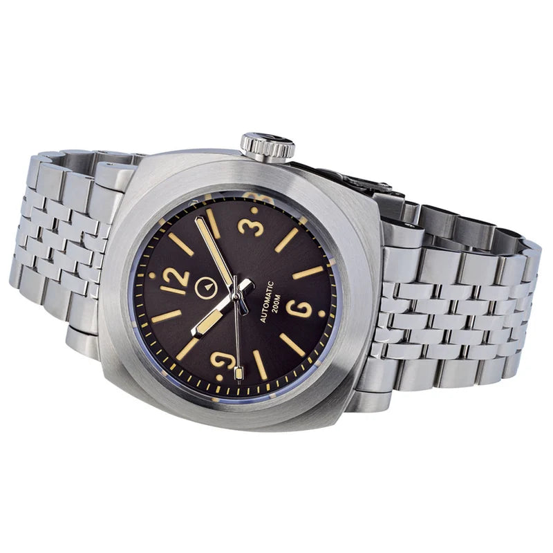 Islander ISL-80 – Black Sandwich Dial Automatic Dive Watch – 200M — view 6