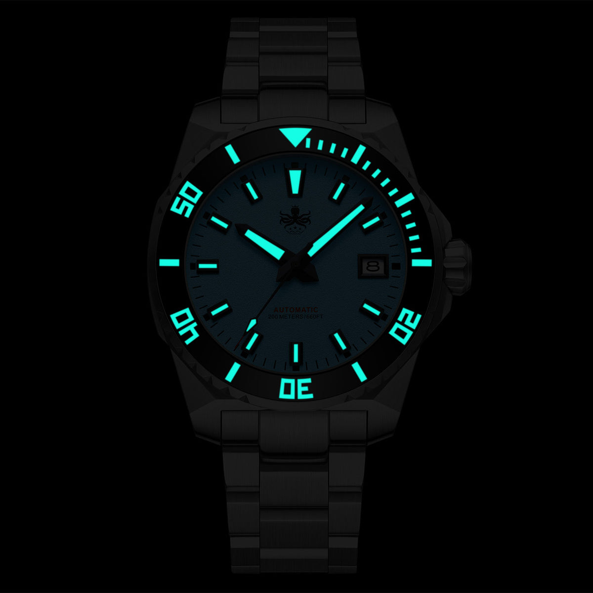 PHOIBOS LEVIATHAN 200M Automatic Diver Watch PY054C Black — view 8