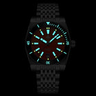PHOIBOS Narwhal PY061A – Natural Green Malachite – 200M Automatic Diver view 5