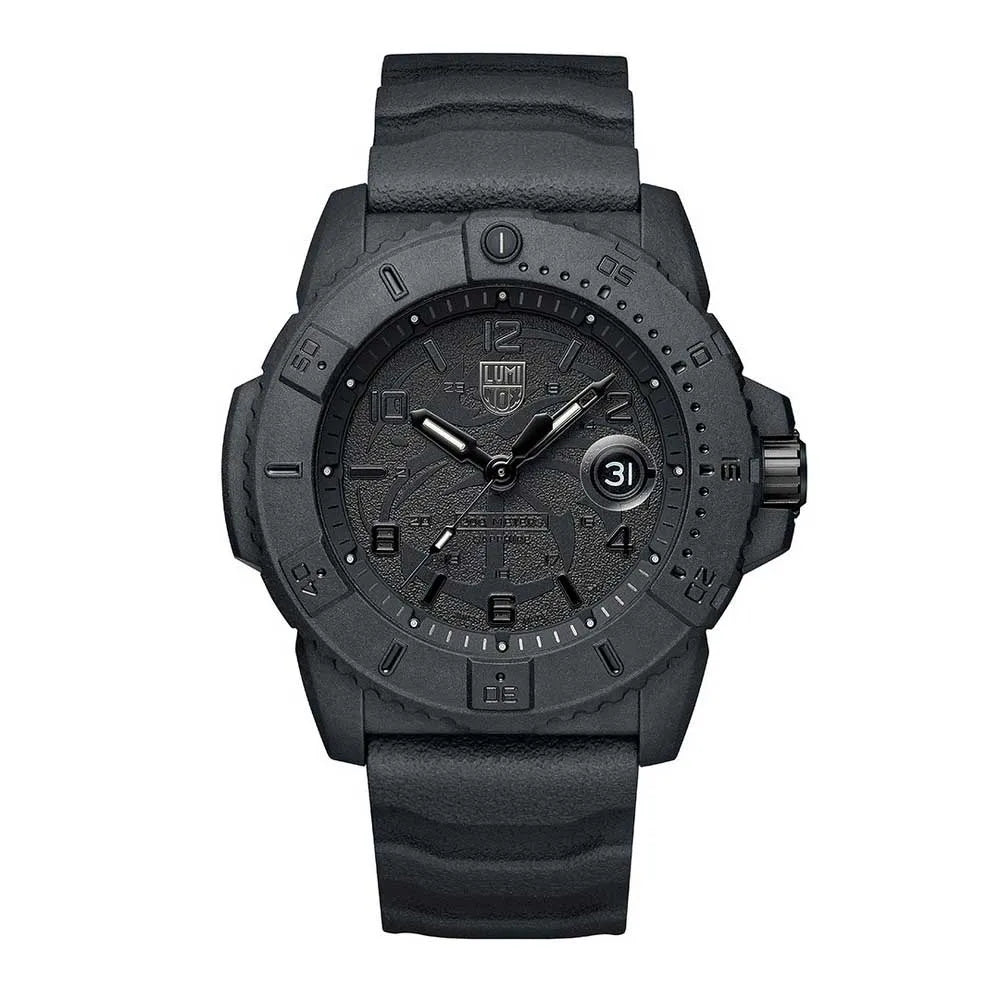 Luminox Navy SEAL Foundation Blackout 45mm Watch — XS.3601.BO.NSF — view 4