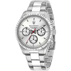 Maserati Competizione R8853100018 – Silver Dial Stainless Steel Quartz Men’s Watch, 43mm view 2