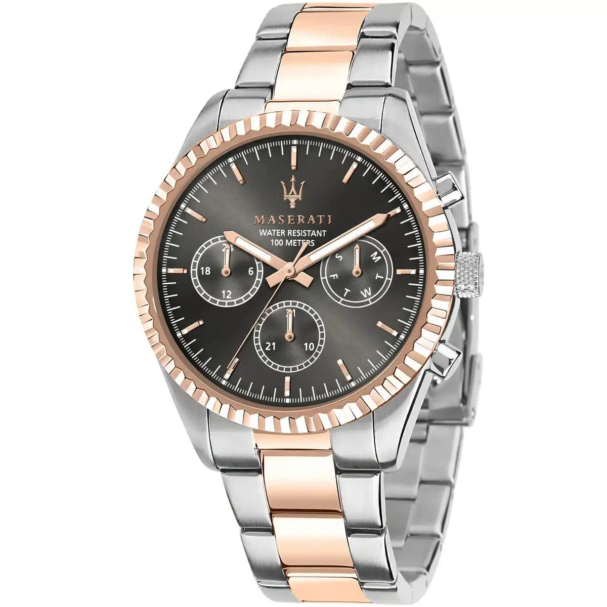 Maserati Competizione R8853100020 – Black Dial Two-Tone Quartz Men’s Watch, 43mm — view 2