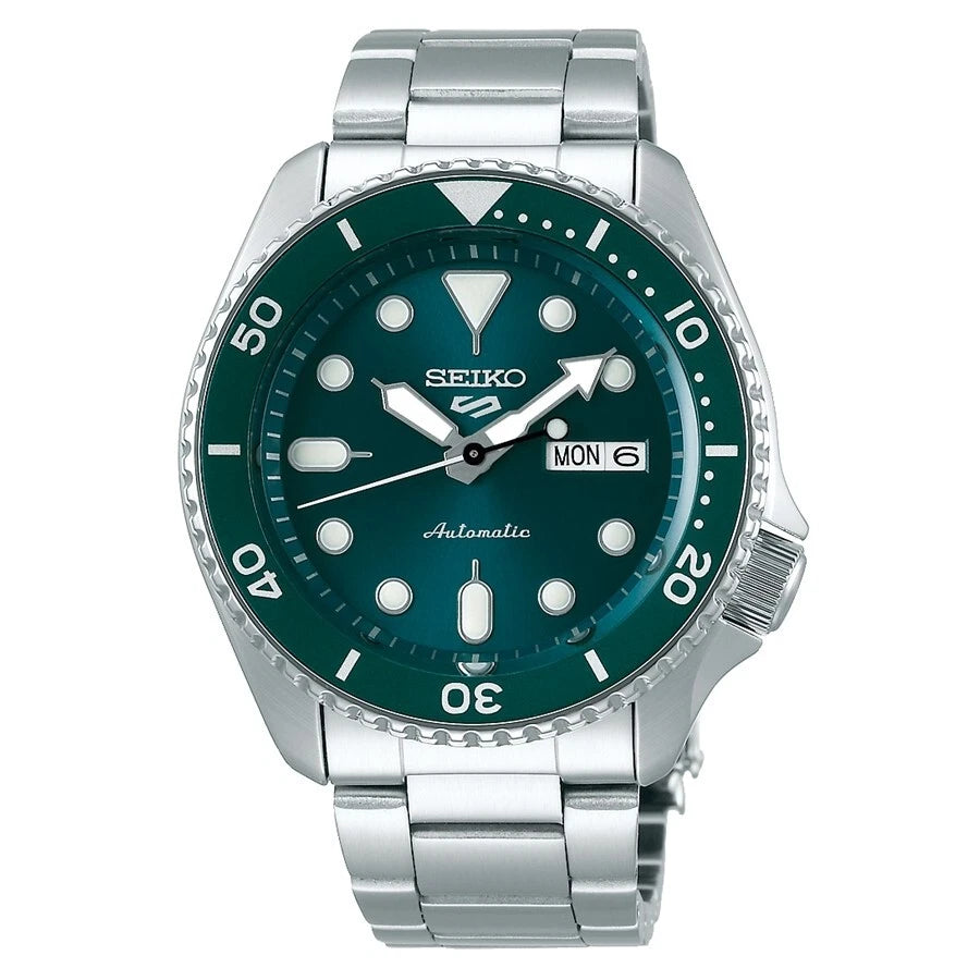 Seiko 5 Sports SRPD61 – Automatic – Green Sunburst Dial – 42.5mm – 100M – New — view 2