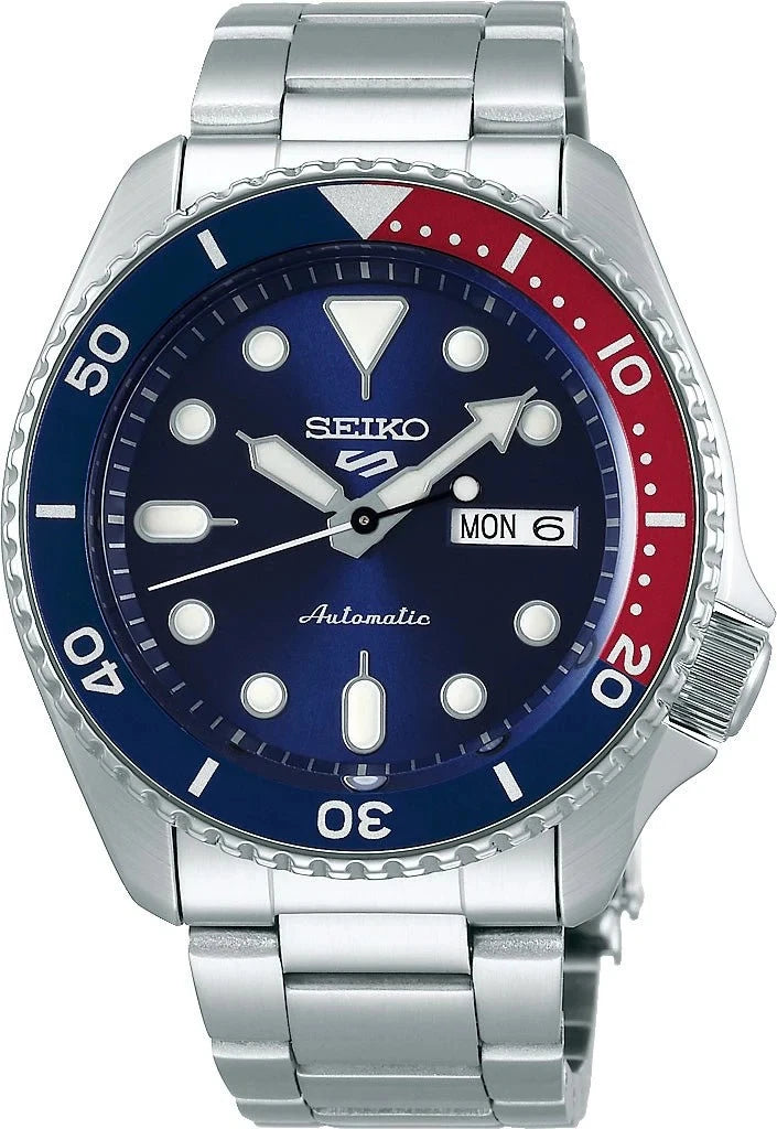 Seiko 5 Sports SRPD53 – Automatic – "Pepsi" Bezel – Blue Sunburst Dial – 42.5mm – New — view 3