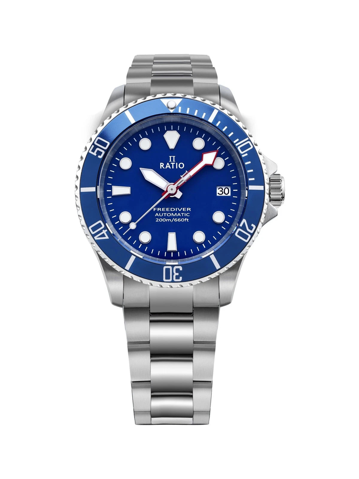 Ratio FreeDiver GMT Series RTF053 Blue Dial Automatic 200M Men's Watch — view 10