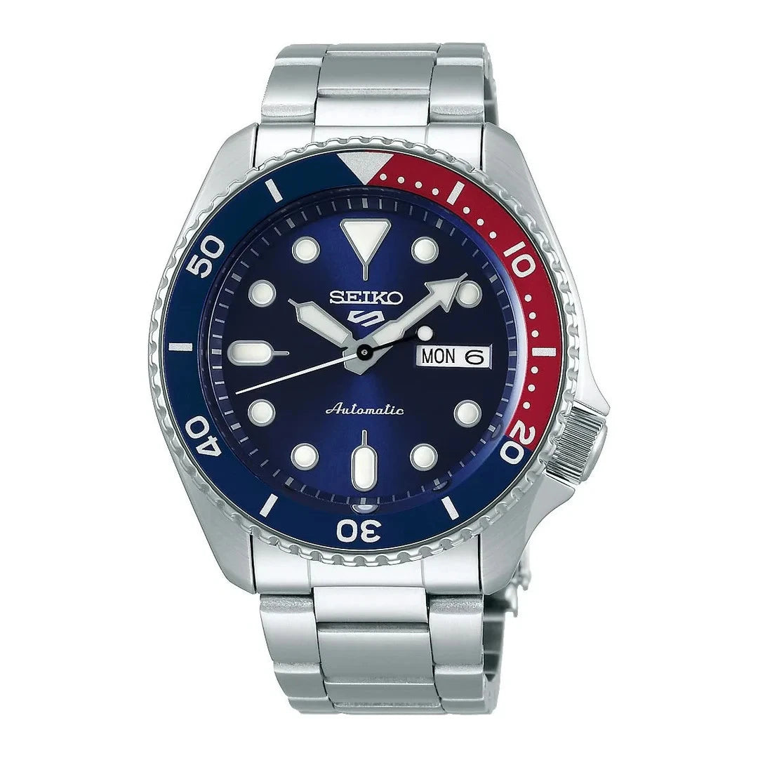 Seiko 5 Sports SRPD53 – Automatic – "Pepsi" Bezel – Blue Sunburst Dial – 42.5mm – New — view 2