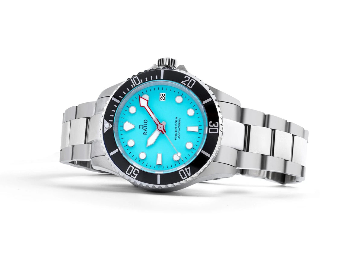 Ratio FreeDiver RTF032 Sapphire Stainless Steel Black Dial Quartz 200M Men's Watch — view 4