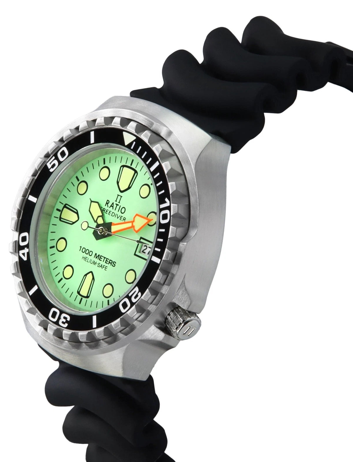 Ratio FreeDiver Helium-Safe 1000M Automatic 1068HA90-34VA-GRN-V02 Men's Watch — view 3